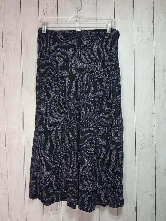 RVCA Dresses & Skirts - RVCA Womens Strata Annika Long Skirt Navy Blue High Rise Regular Fit Size Medium